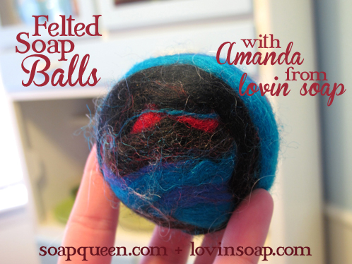 Felted Soap Balls