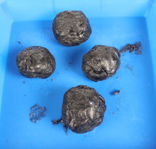 Give the gift of "coal" this year with Coal Soap! It's easy to make, and looks super realistic.