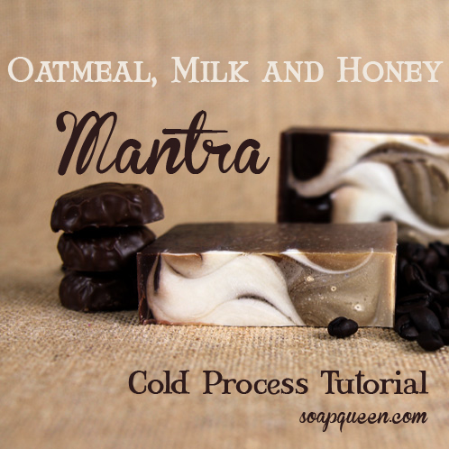 Oatmeal, Milk and Honey Mantra Swirl Soap - Soap Queen