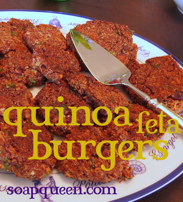 Quinoa Feta burgers
