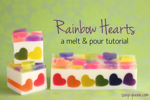 Melt and Pour DIY Rainbow Layered Soap Tutorial