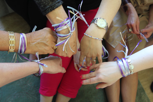 Wrist binding ceremony