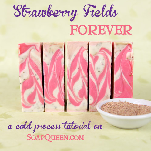 Strawberries & Cream Soap: A cold process tutorial - Soap Queen