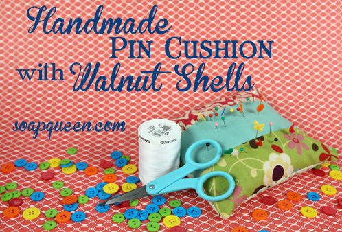 Walnut Shell Pin Cushion