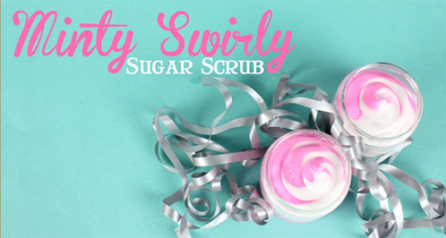 Minty Swirly Sugar Scrub