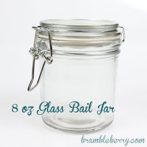 8 oz glass bail jar