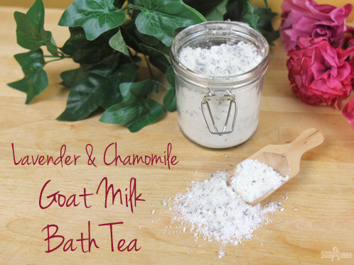 This Goat Milk Bath Tea tutorial features a soothing blend of essential oils, Epsom salts, and of course, skin-nourishing goat milk.