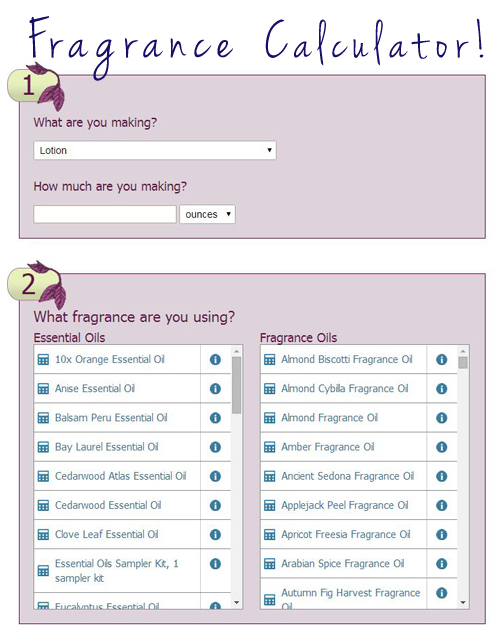 Using the Bramble Berry Fragrance Calculator - Soap Queen