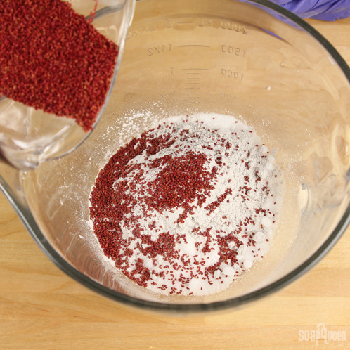 This Cranberry Seed Foot Scrub exfoliates away dead skin, leaving feel feeling soft. It's also easy to make!