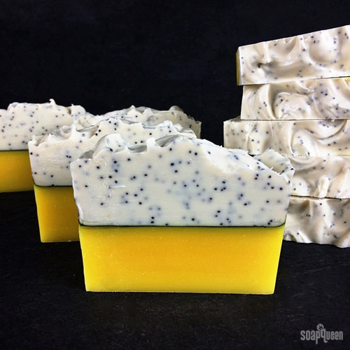 Lemon Poppy Seed Easy Melt and Pour Soap Recipe