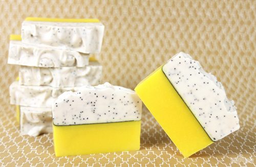 Lemon Poppy Seed Easy Melt and Pour Soap Recipe