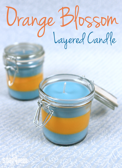 Learn how to make your own layered candles! Post also includes candle troubleshooting FAQs. 