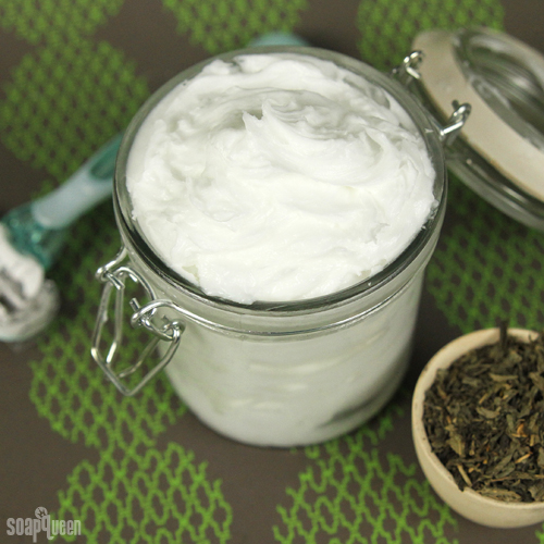 Learn how to make your own shaving cream! It's easy, and can be customized with your favorite scent. 
