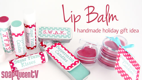 Handmade Lip Balm in a variety of containers